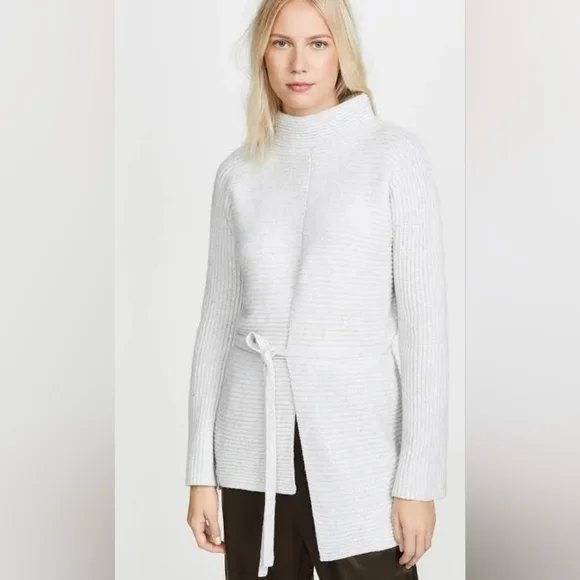 Vince Women's Wool & Cashmere Tie Front Tunic